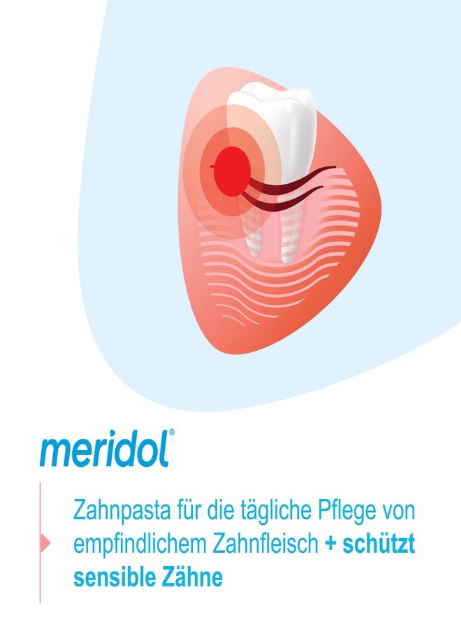Meridol Toothpaste Complete Protection with Antibacterial Ingredient from BELLE GAGA Soothes Irritated Gums and Sensitive Teeth Fights Plaque Bacteria and Prevents Bleeding Gums (75 X 2) - Image 3